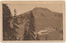 Ansichtskarte vom Unterkunftshaus am Wallberg bei Rottach-Egern