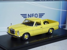 (YG-35) Neo Scale Models Mercedes 220 D Pickup 1973 gelb in 1:43 OVP
