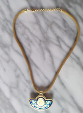 Michaela Frey Wille Kunst Schmuck Collier Halbmond Feueremail Wien Sonne 1999