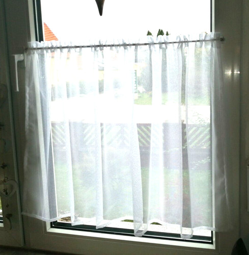 Scheibengardinen weiß 120cm - 120cm, x