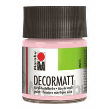 Marabu DECORMATT ACRYL 50ml-Glas Normalfarbtöne