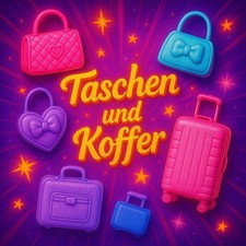 Top "Taschen und Koffer" für Barbie| My Scene| Bratz| Monster High| Modepuppen 1