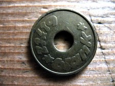 60 Münzen Wertmarke  "Blitz Blank"  Waschmarke für Münzautomat