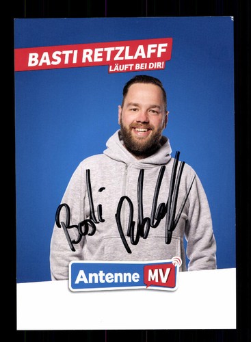 Basti retzlaff autogrammkarte - basti,