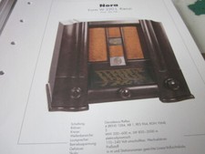 Radio Archiv Schaltplan 1999 Nora Form W 220 L Rienzi, 1934