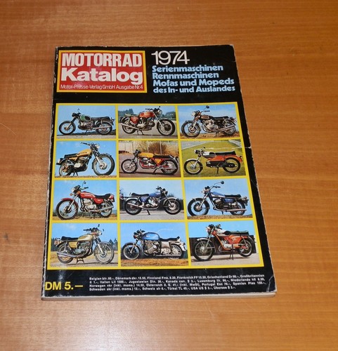 Motorrad katalog 1974 aus - 1974,,