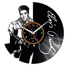 Elvis Uhr Vinyl Wanduhr
