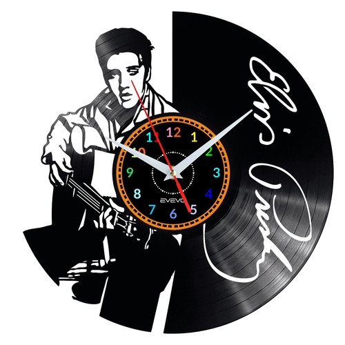 Elvis uhr vinyl wanduhr - vinyl,