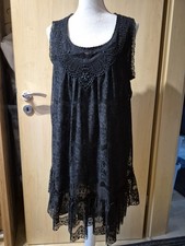 Kleid Yessica XL Schwarze Spitze Ärmellos