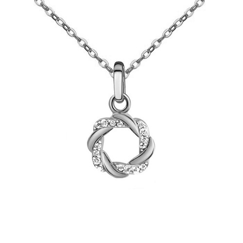 Anhänger mit zirkonia steine - zirkonia,