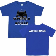 Superhelden T-Shirt blau