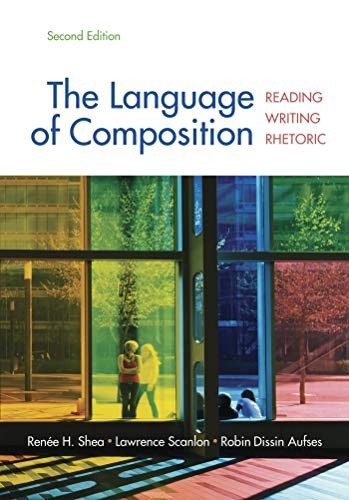 The language composition - language, of