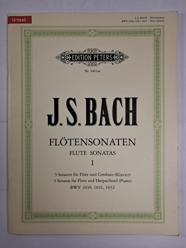Noten bach flötensonaten - bach,