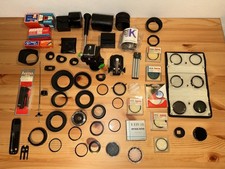 Konvolut Kamera Zubehör Foto Analog Vintage Filter Fernauslöser Filme Stativ