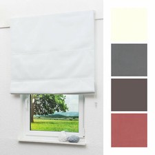 Lysel Outlet Raffrollo abdunkelnd Weiß reinweiß