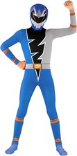 Blau power rangers kostüm - power,