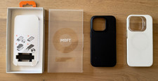 2x Schutzhülle von Moft schwarz und weiß für iPhone 14 Pro