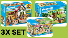 PLAYMOBIL 3x SET Ponyhof 6927