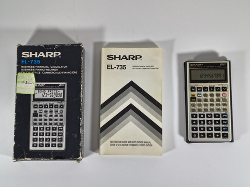 Sharp 735 finanzrechner - sharp, el-735