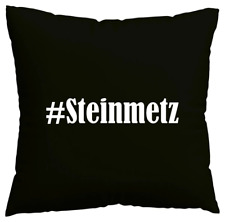 Kissenbezug #Steinmetz I love Steinmetz Schwarz 192577