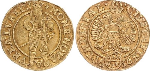 Lübeck dukat 1656 - 1,