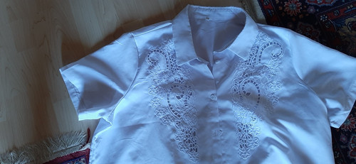 Bluse bussiness weiß xxl - bluse,