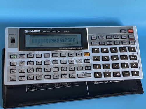 Sharp 1430 pocket computer - pc-1430,