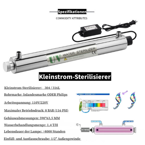Sterilisator filter - uv-c,