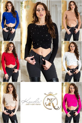 Sexy koucla cropped pullover - sexy,
