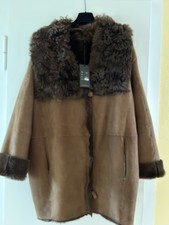Lammfellwildlederlongjacke Gr