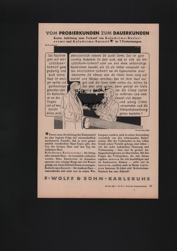 Karlsruhe werbung 1939 f - karlsruhe,, 1939,