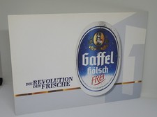Gaffel Kölsch Frei  - Getränkemark / Werbeschild (KR)