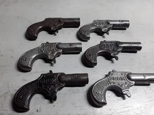 Blechpistole knallkorken pistole cap gun Spielzeug model tip  6stk drgm