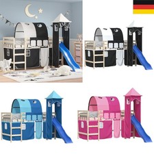 Vorhänge Vorhang Set für Hochbett mit Tunnel Vorhang Set Bettvorhang Polyester