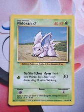 Pokémon Karte • Nidoran 55/102 • Basis / Base Set • Deutsch Vintage Pokemon