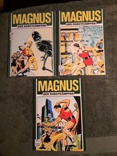 3x MAGNUS der Robotkämpfer 2 + 4 + 5 • Hethke SF Comicalben 1990 • Z 0-1/1