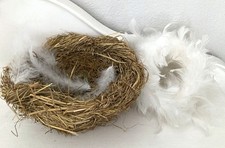 2 tlg Osternest Heu Nest