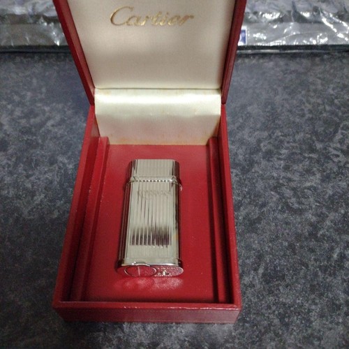 Cartier silber feuerzeug - cartier,