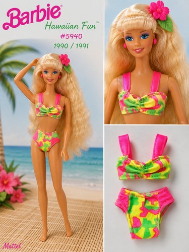 Vintage barbie hawaiian - vintage,