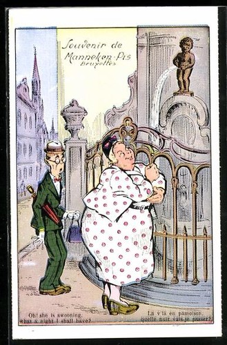 Brüssel dicke frau bewundert - dicke,