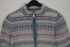 SORGENFRI SYLT Wunderschöne Strickjacke im Norwegen Look Baumwolle Größe S TOP!