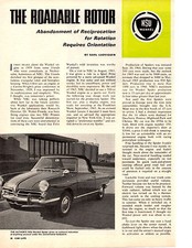 1967 NSU WANKEL SPIDER ~