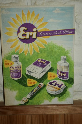 Original altes pappschild eri - original,
