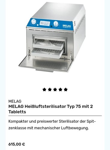 Melag heisluftsterilisator - melag,