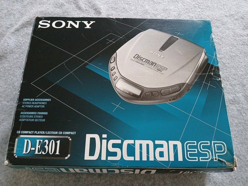Sony discman e301 inklusive - discman,