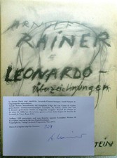 ARNULF RAINER  Leonardo Überzeichnungen  HAND-SIGNIERT 1977 limit 329/550 SELTEN