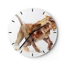 Modern Wanduhr 40x40cm Rund