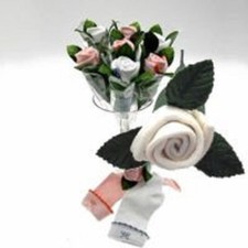 Baby Socken  Blooms Rose weiß