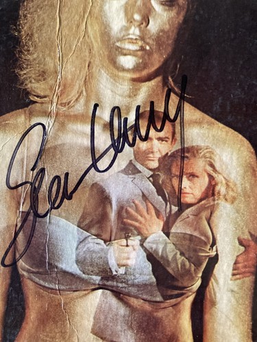 Sean connery signed gold - connery,