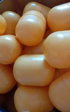 5 Stück leere Ü-Eier groß 9 cm hoch für Basteln / Advent / Häkeln / Tombola usw